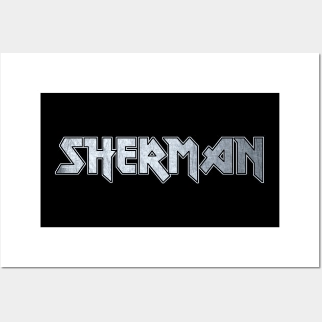 Heavy metal Sherman Wall Art by KubikoBakhar